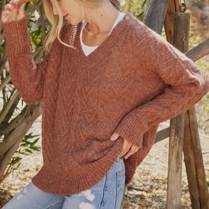 Lovestitch Cozy Knit Fall - Hani Sweater - S/M